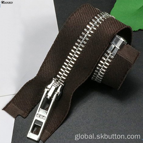 Metal Zipper Factory handbag plating color recycle coat metal zipper factory Factory